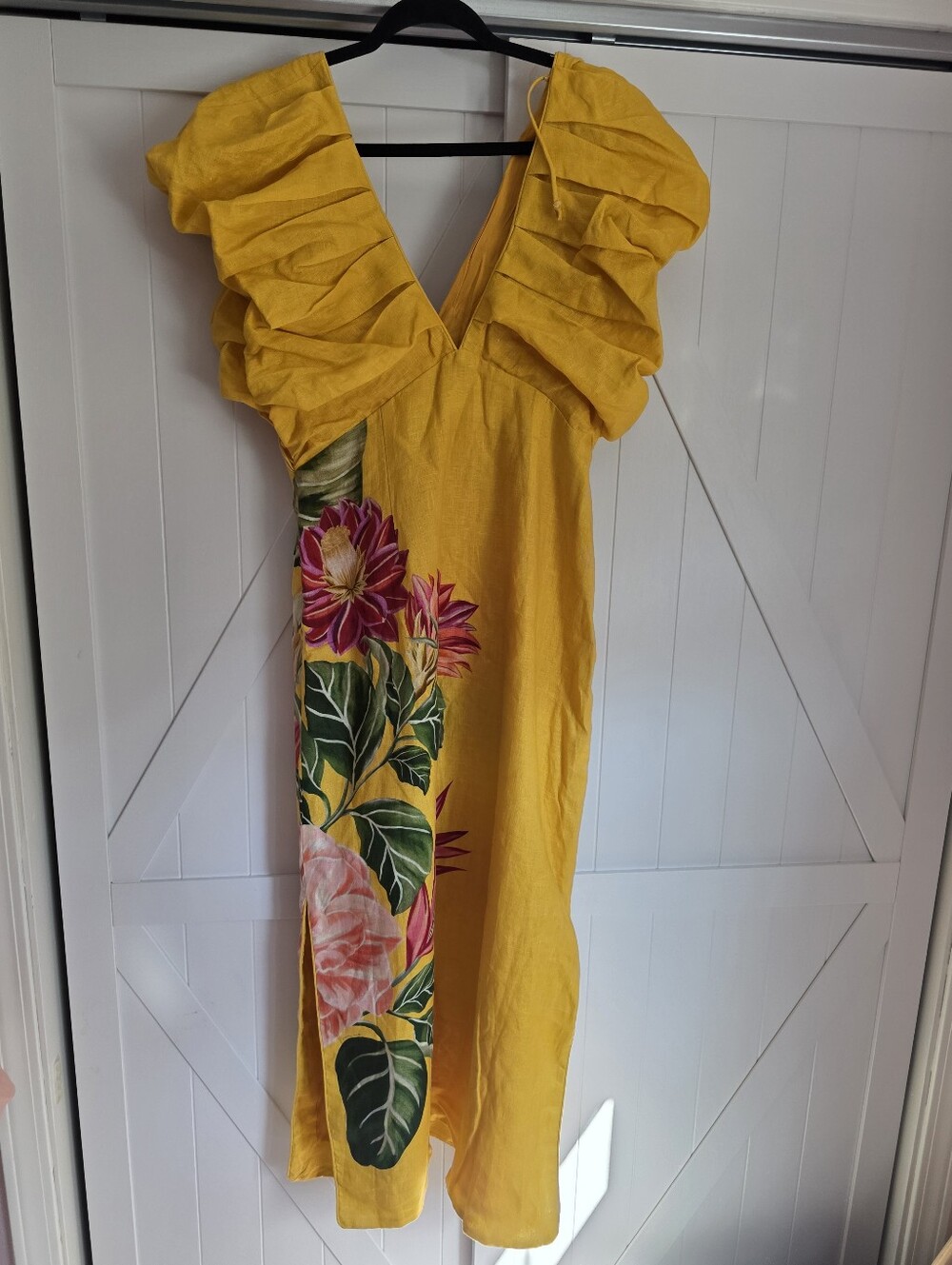 Farm Rio Off White Spring Awakening Mididress - Picture 7 of 7